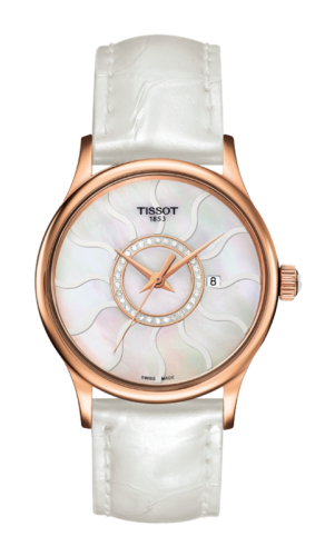 Tissot Rose Dream Quartz Ladies Steel Back MOP